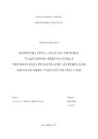 KOMPARATIVNA ANALIZA METODA NAKNADNOG PRIZNAVANJA I VREDNOVANJA DUGOTRAJNE MATERIJALNE IMOVINE MEĐU PODUZETNICIMA U RH