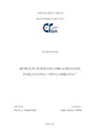 RURALNI TURIZAM I ORGANIZACIJA POSLOVANJA “OPG-a GRBAVAC”