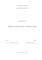 MODEL ETIČKE BANKE: TRIODOS BANK