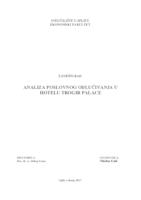 ANALIZA POSLOVNOG ODLUČIVANJA U HOTELU TROGIR PALACE