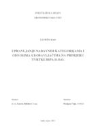 Upravljanje nabavnim kategorijama i odnosi s dobavljačima na primjeru tvrtke Bipa d.o.o.