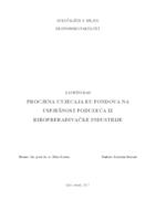 Procjena utjecaja EU fondova na uspješnost poduzeća iz riboprerađivačke industrije