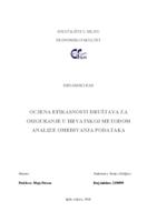 OCJENA EFIKASNOSTI DRUŠTAVA ZA OSIGURANJE U HRVATSKOJ METODOM ANALIZE OMEĐIVANJA PODATAKA