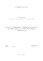 Strateške smjernice razvoja marina u segmentu mega-jahti u Republici Hrvatskoj