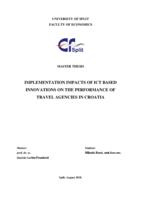 IMPLEMENTATION IMPACTS OF ICT BASED INNOVATIONS ON THE PERFORMANCE OF TRAVEL AGENCIES IN CROATIA