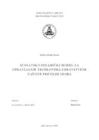 SUSTAVSKO DINAMIČKI MODEL ZA UPRAVLJANJE TROŠKOVIMA ZDRAVSTVENE ZAŠTITE PRETILIH OSOBA