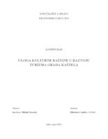 ULOGA KULTURNE BAŠTINE U RAZVOJU TURIZMA GRADA KAŠTELA