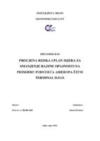 PROCJENA RIZIKA I PLAN MJERA ZA SMANJENJE RAZINE OPASNOSTI NA PRIMJERU PODUZEĆA AMEROPA ŽITNI TERMINAL D.O.O.