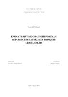 KARAKTERISTIKE GRADSKIH POREZA U REPUBLICI HRVATSKOJ NA PRIMJERU GRADA SPLITA