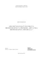 SPECIFIČNOSTI RAČUNOVODSTVA BRODOGRADNJE NA PRIMJERU „HRVATSKA BRODOGRADNJA TROGIR d.o.o.“