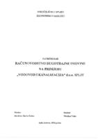 Računovodstvo dugotrajne imovine na primjeru "Vodovod i kanalizacija" d.o.o. Split