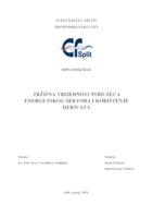 TRŽIŠNA VRIJEDNOST PODUZEĆA ENERGETSKOG SEKTORA I KORIŠTENJE DERIVATA