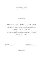 NEFINANCIJSKO IZVJEŠTAVANJE KROZ PRIMJENU EKONOMSKOG I OKOLIŠNOG MODULA GRI STANDARDA: STUDIJA SLUČAJA ODABRANIH VELIKIH DRUŠTAVA U RH