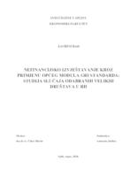 NEFINANCIJSKO IZVJEŠTAVANJE KROZ PRIMJENU OPĆEG MODULA GRI STANDARDA: STUDIJA SLUČAJA ODABRANIH VELIKIH DRUŠTAVA U RH