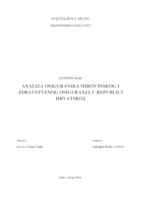 ANALIZA OSIGURANIKA MIROVINSKOG I ZDRAVSTVENOG OSIGURANJA U REPUBLICI HRVATSKOJ