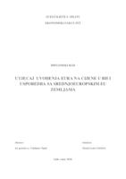 UTJECAJ UVOĐENJA EURA NA CIJENE U RH I USPOREDBA SA SREDNJOEUROPSKIM EU ZEMLJAMA
