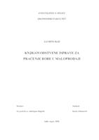 KNJIGOVODSTVENE ISPRAVE ZA PRAĆENJE ROBE U MALOPRODAJI