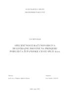 SPECIFIČNOSTI RAČUNOVODSTVA DUGOTRAJNE IMOVINE NA PRIMJERU PODUZEĆA ŽUPANIJSKE CESTE SPLIT d.o.o.