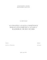 STATISTIČKA ANALIZA USPJEŠNOSTI POSLOVANJA PODUZEĆA ACI D.D. U RAZDOBLJU OD 2015. DO 2020.