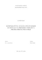 KOMPARATIVNA ANALIZA FINANCIJSKIH IZVJEŠTAJA NA PRIMJERU PODUZEĆA PREHRAMBENE INDUSTRIJE