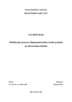 Modeliranje procesa i dijagramski prikaz izrade projekta po aktivnostima dionika