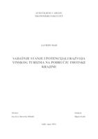 SADAŠNJE STANJE I POTENCIJALI RAZVOJA VINSKOG TURIZMA NA PODRUČJU IMOTSKE KRAJINE
