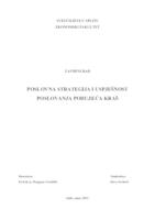 POSLOVNA STRATEGIJA I USPJEŠNOST POSLOVANJA PODUZEĆA KRAŠ