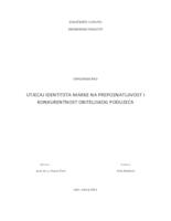 Utjecaj identiteta marke na prepoznatljivost i konkurentnost obiteljskog poduzeća 