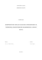 Komparativna analiza socijalne stanogradnje sa troškovno orijentiranom najamninom u gradu Splitu