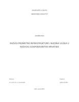 Razvoj prometne infrastrukture i njezina uloga u razvoju gospodarstva Hrvatske 