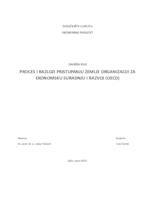 Proces i razlozi pristupanju zemlje Organizaciji za ekonomsku suradnju i razvoj (OECD)