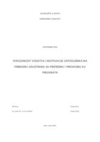 POVEZANOST VODSTVA I MOTIVACIJE ZAPOSLENIKA NA PRIMJERU SAVJETNIKA ZA PRIPREMU I PROVEDBU EU PROJEKATA