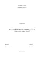 Motivacija erasmus studenata: zašto se prijavljuju i gdje žele ići