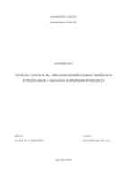 Utjecaj Covid-a na obujam diskrecijskih troškova istraživanja i razvoja Europskih poduzeća