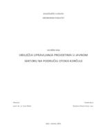 Obilježja upravljanja projektima u javnom sektoru na području otoka Korčule