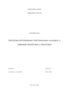 PROVEDBA INTEGRIRANIH TERITORIJALNIH ULAGANJA U URBANIM SREDIŠTIMA U HRVATSKOJ