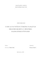 UTJECAJ NAUTIČKOG TURIZMA NA RAZVOJ OBALNIH GRADOVA U SPLITSKO-DALMATINSKOJ ŢUPANIJI