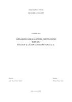 Organizacijska kultura obiteljskog biznisa: Studija slučaja Adriakarton d.o.o.