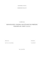 INDIVIDUALNO I GRUPNO ODLUČIVANJE NA PRIMJERU PODUZEĆA M. CRAFT J.D.O.O.