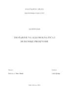 TROŠARINE NA ALKOHOLNA PIĆA I DUHANSKE PROIZVODE