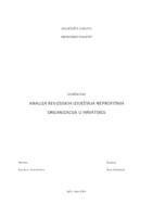 ANALIZA REVIZIJSKIH IZVJEŠTAJA NEPROFITNIH ORGANIZACIJA U HRVATSKOJ