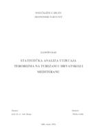 STATISTIČKA ANALIZA UTJECAJA TERORIZMA NA TURIZAM U HRVATSKOJ I MEDITERANU