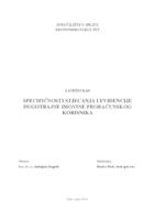 SPECIFIČNOSTI STJECANJA I EVIDENCIJE DUGOTRAJNE IMOVINE PRORAČUNSKOG KORISNIKA