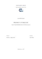 prikaz prve stranice dokumenta PROMET I TURIZAM: RAZVOJNI PROBLEMI I POTENCIJALI
