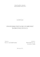 prikaz prve stranice dokumenta FINANCIJSKE INOVACIJE I STABILNOST BANKOVNOG SUSTAVA