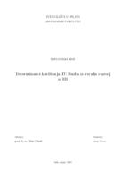 prikaz prve stranice dokumenta Determinante korištenja EU fonda za ruralni razvoj u RH