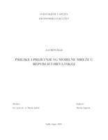 prikaz prve stranice dokumenta PRILIKE I PRIJETNJE 5G MOBILNE MREŽE U REPUBLICI HRVATSKOJ