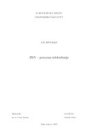 prikaz prve stranice dokumenta PDV – porezna oslobođenja