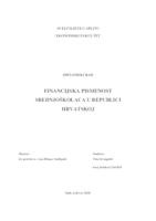 prikaz prve stranice dokumenta FINANCIJSKA PISMENOST SREDNJOŠKOLACA U REPUBLICI HRVATSKOJ