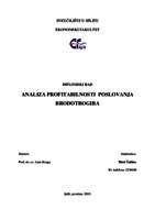 prikaz prve stranice dokumenta Analiza profitabilnosti poslovanja Brodotrogira